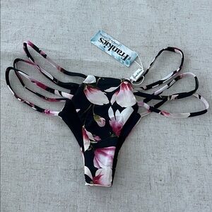 Sienna Black Lotus Bikini Bottom